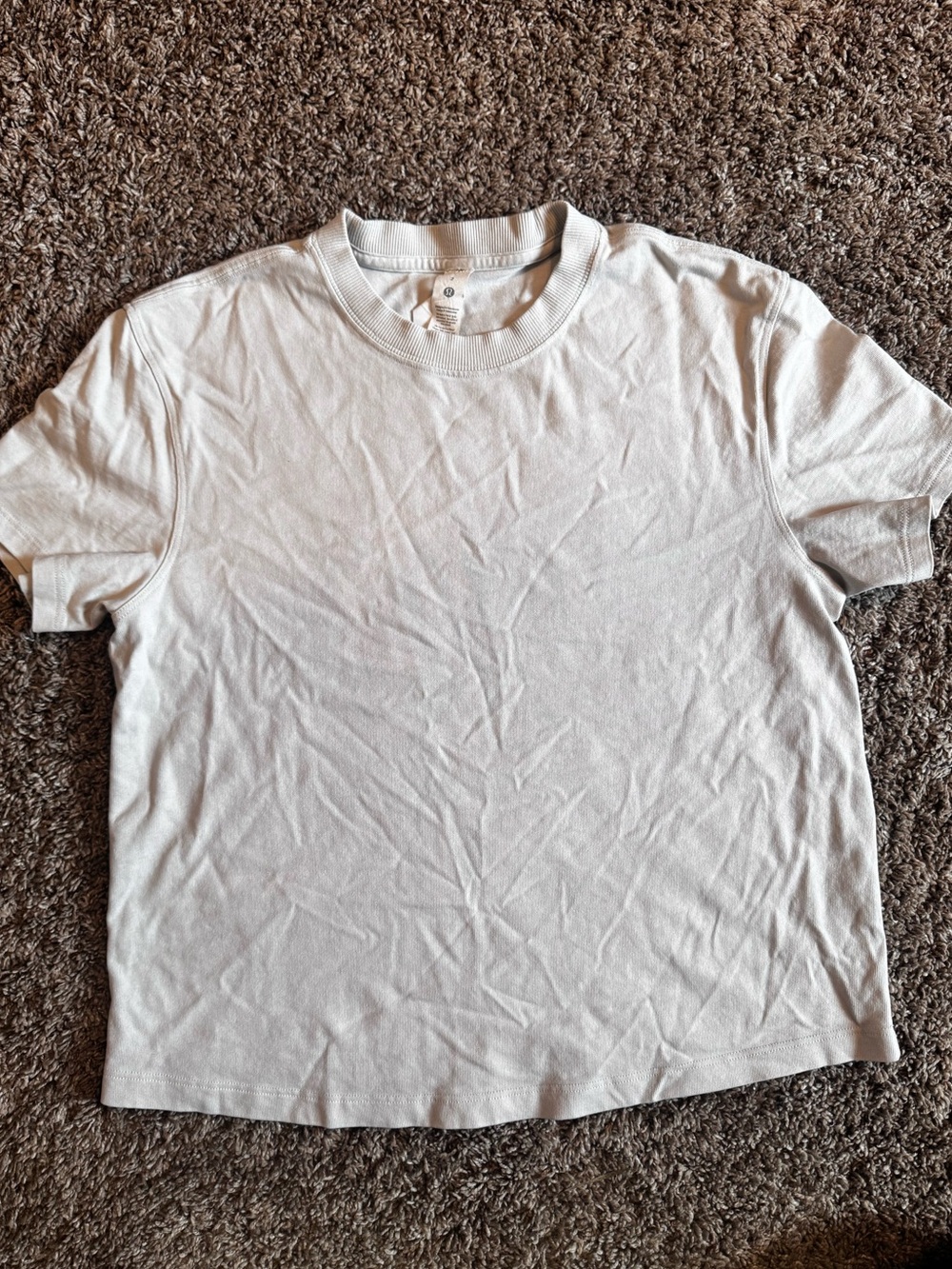 Lululemon  Women's Crew Neck T-Shirt in cream